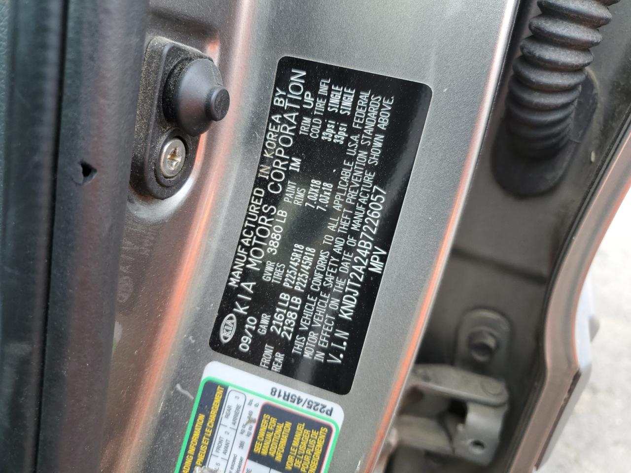 KNDJT2A24B7226057 2011 Kia Soul +