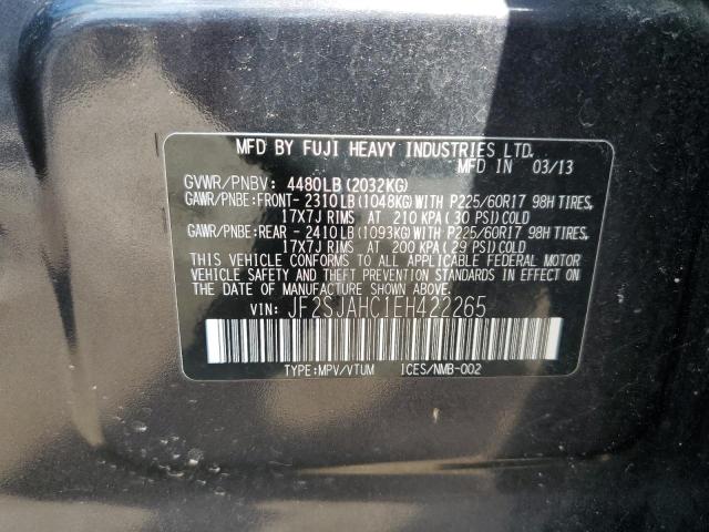 2014 Subaru Forester 2.5I Limited VIN: JF2SJAHC1EH422265 Lot: 60666234