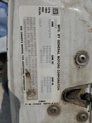 1989 Chevrolet Gmt-400 C1500 VIN: 1GCDC14K6KE160707 Lot: 58691634