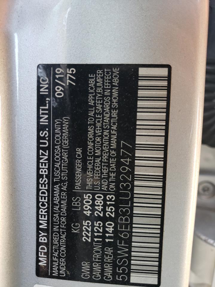 55SWF6EB3LU329477 2020 Mercedes-Benz C 43 Amg