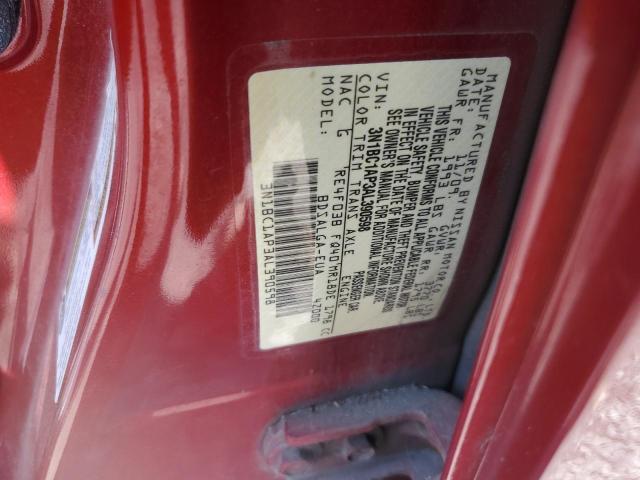 2010 Nissan Versa S VIN: 3N1BC1AP3AL390598 Lot: 60984084