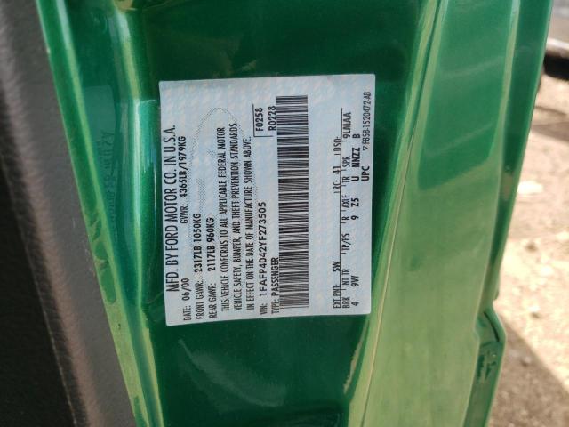 2000 Ford Mustang VIN: 1FAFP4042YF273505 Lot: 60268794