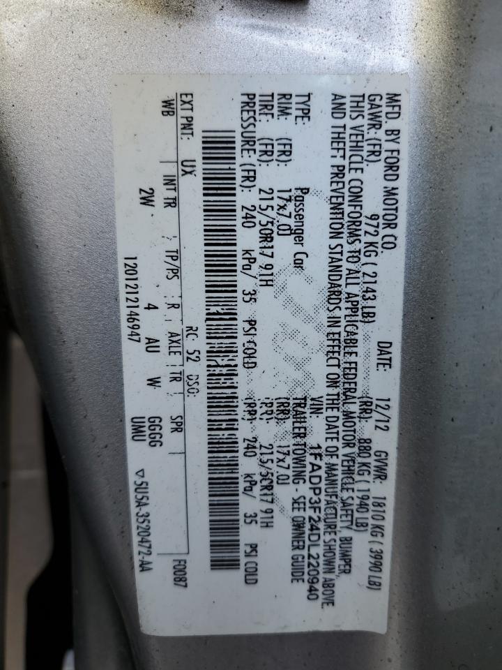 1FADP3F24DL220940 2013 Ford Focus Se