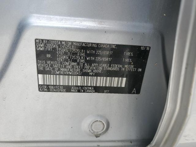 2017 Toyota Rav4 Xle VIN: 2T3WFREV9HW320457 Lot: 57750374