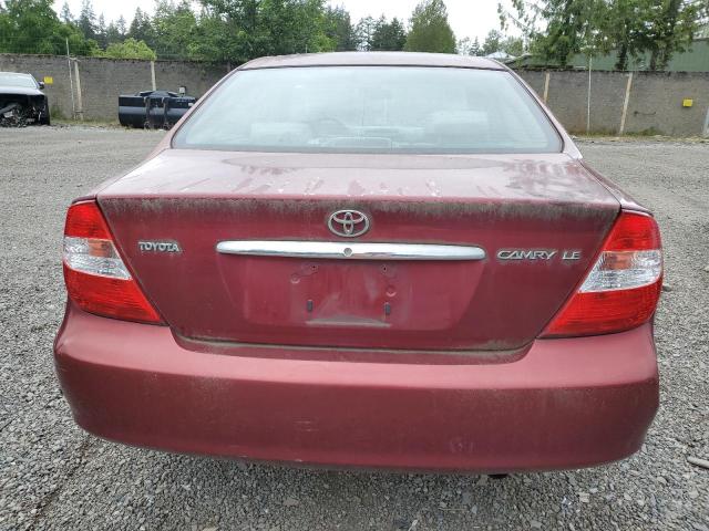 2004 Toyota Camry Le VIN: JTDBE32K040278963 Lot: 59325774