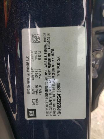 2016 BUICK VERANO CON 1G4PR5SK2G4102303