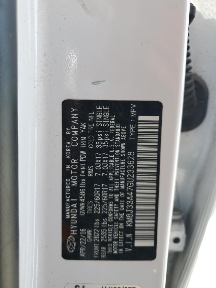 KM8J33A47GU233628 2016 Hyundai Tucson Limited