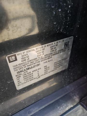 2018 Chevrolet Trax 1Lt VIN: 3GNCJLSB0JL221281 Lot: 59206314