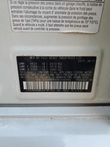 2011 Subaru Legacy 2.5I VIN: 4S3BMBA68B3258490 Lot: 60780544