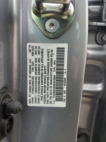 2019 Honda Cr-V Exl VIN: 7FARW2H8XKE019384 Lot: 59655304