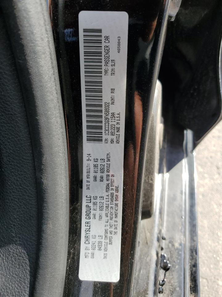 1C3CCCDG9FN589322 2015 Chrysler 200 S