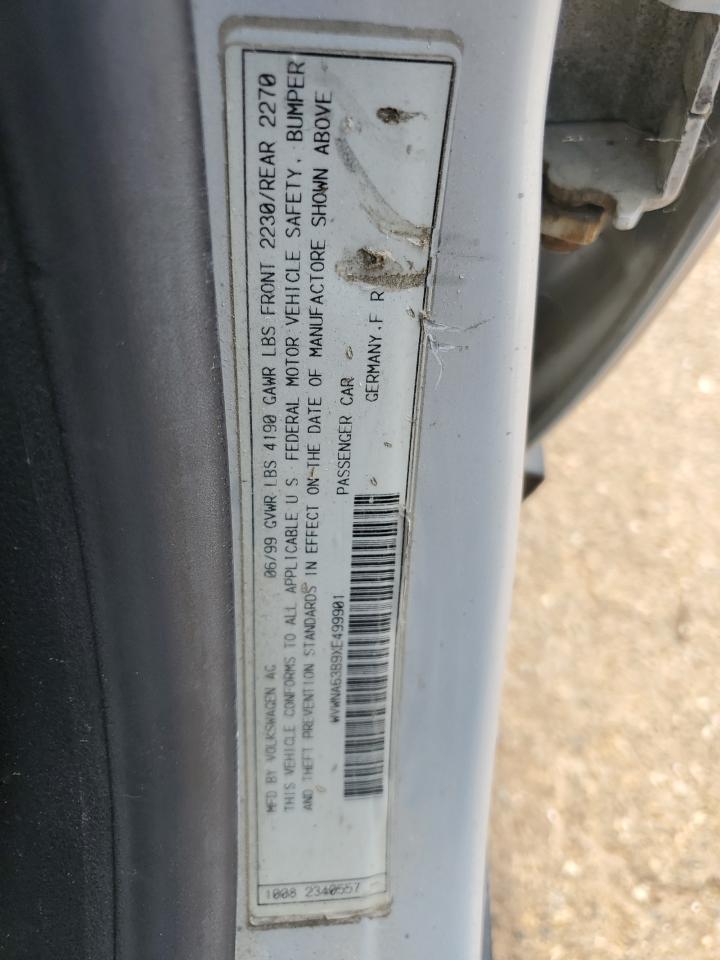 WVWNA63B9XE499901 1999 Volkswagen Passat Gls