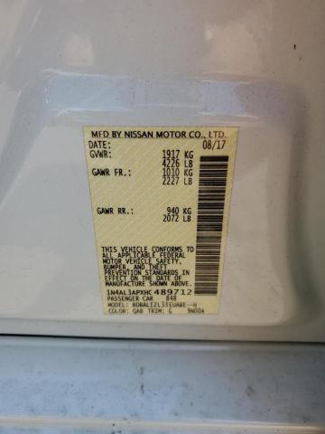 2017 NISSAN ALTIMA 2.5 - 1N4AL3APXHC489712
