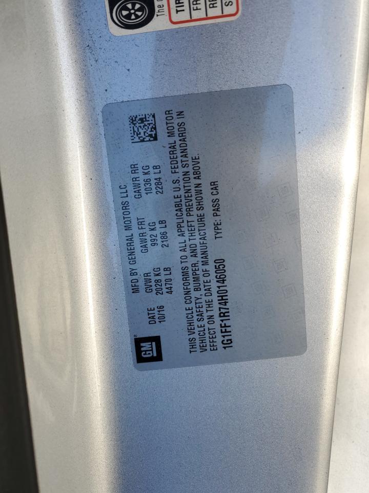 1G1FF1R74H0146050 2017 Chevrolet Camaro Ss