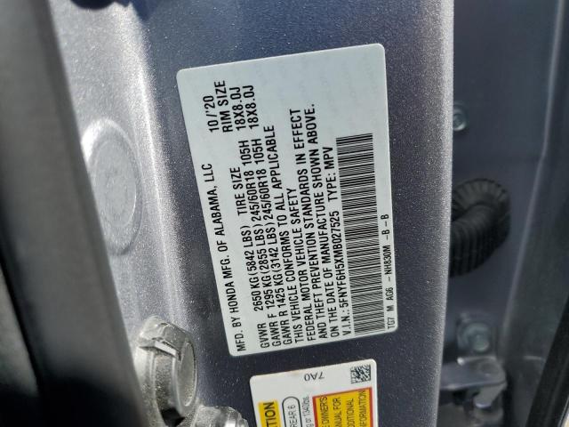 2021 HONDA PILOT EXL - 5FNYF6H5XMB027525