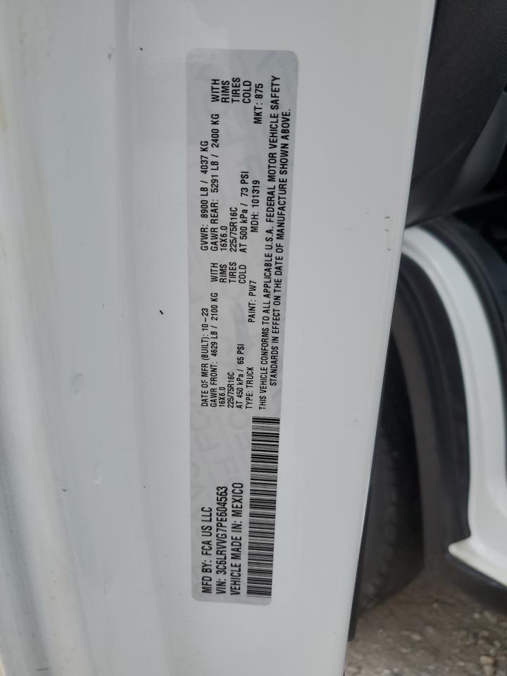 3C6LRVVG7PE604563 2023 Ram Promaster 2500 2500 Standard