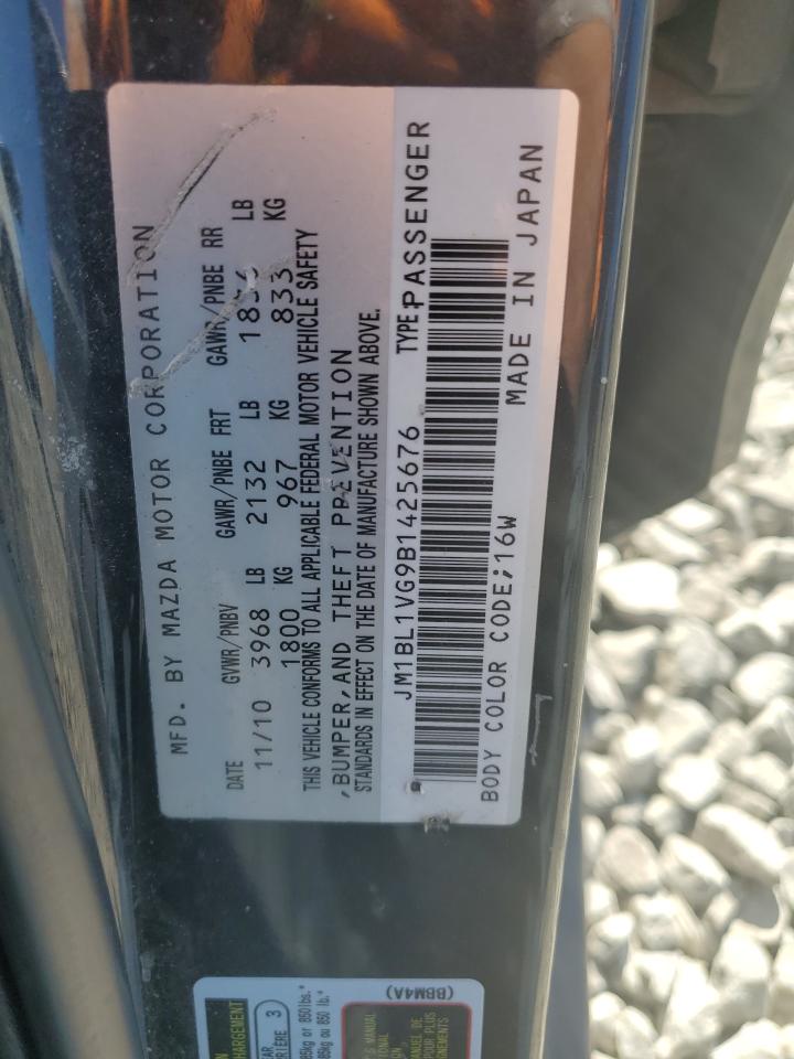 JM1BL1VG9B1425676 2011 Mazda 3 I