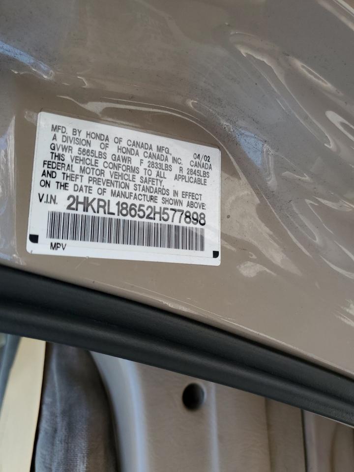 2HKRL18652H577898 2002 Honda Odyssey Ex