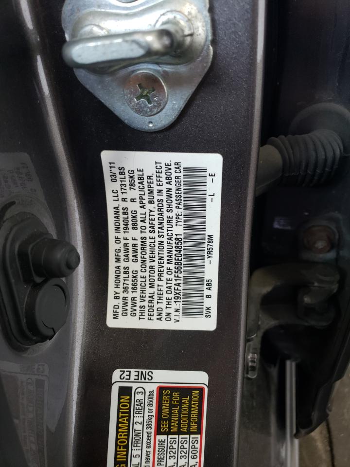 19XFA1F56BE048581 2011 Honda Civic Lx 19XFA1F56BE048581 2011 Honda Civic Lx
