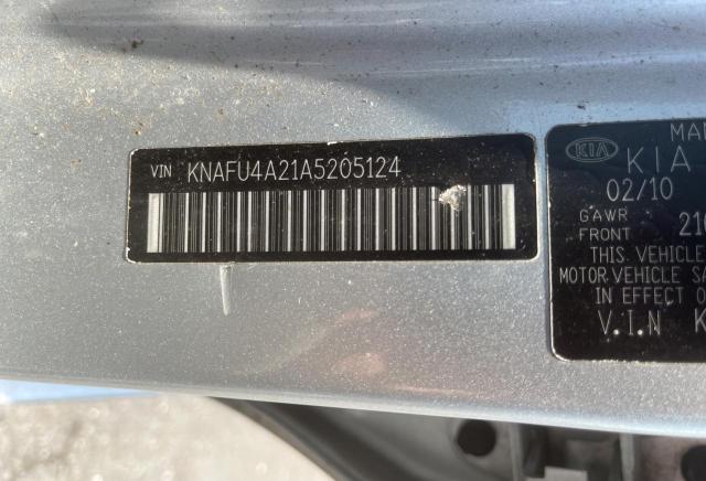 2010 Kia Forte Ex VIN: KNAFU4A21A5205124 Lot: 60146794