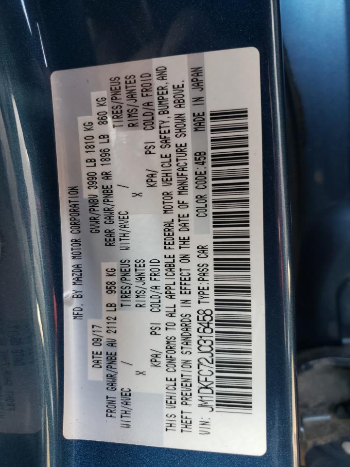 JM1DKFC72J0316458 2018 Mazda Cx-3 Touring