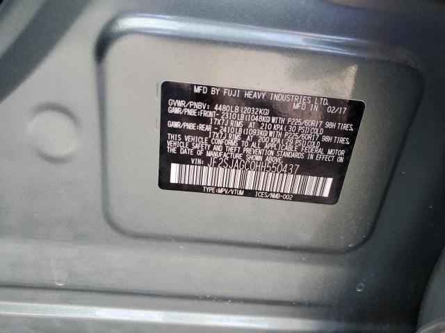2017 SUBARU FORESTER 2 - JF2SJAGC0HH550437