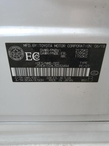 2018 Lexus Is 300 VIN: JTHC81D28J5032494 Lot: 55711904