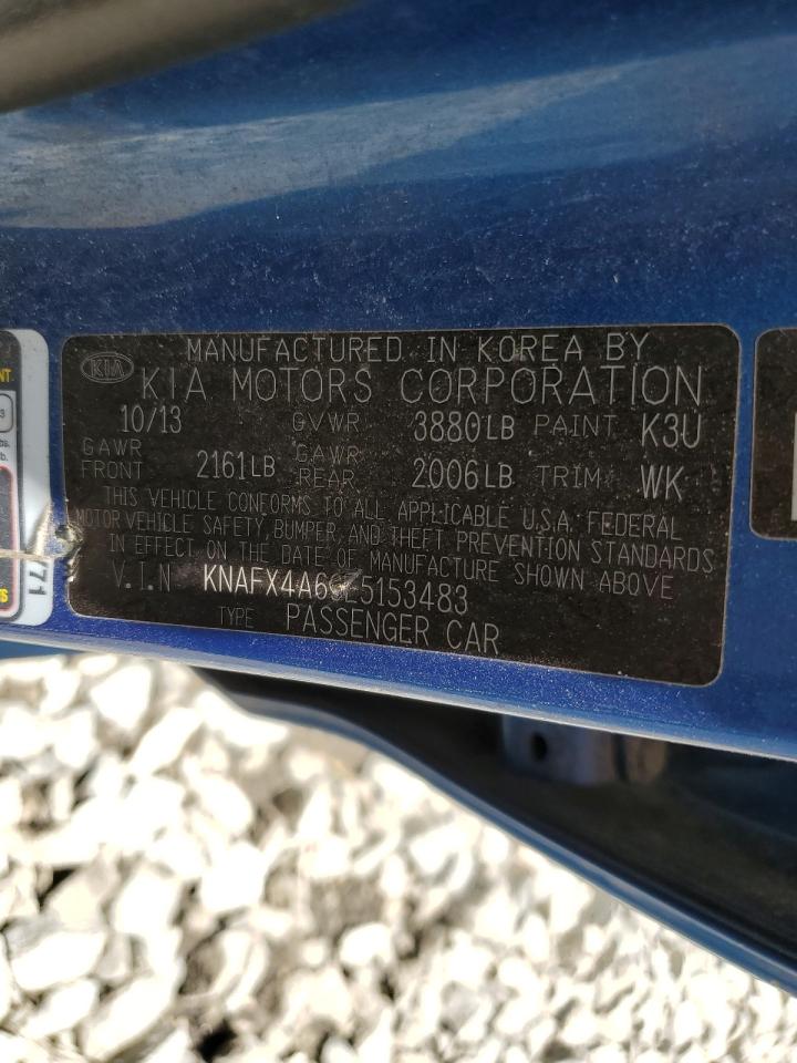KNAFX4A69E5153483 2014 Kia Forte Lx