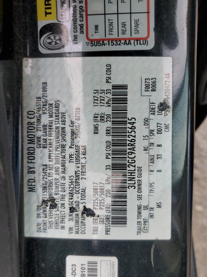 3LNHL2GC9AR625645 2010 Lincoln Mkz