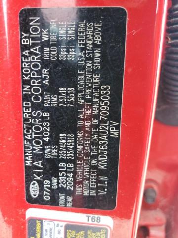 2020 Kia Soul Gt Line VIN: KNDJ63AU2L7095033 Lot: 56871494