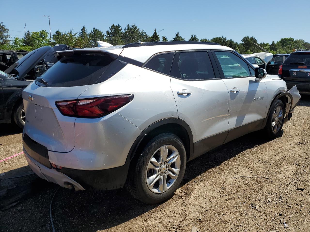 Lot #2928601691 2021 CHEVROLET BLAZER 3LT