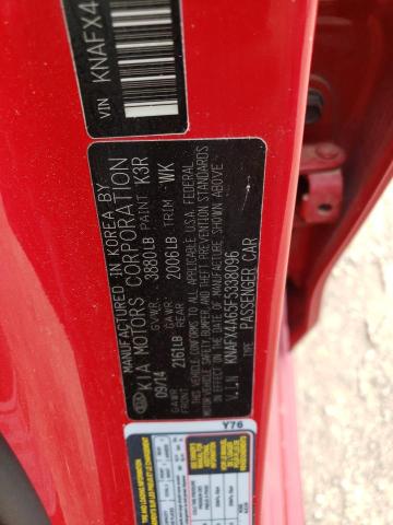 2015 KIA FORTE LX - KNAFX4A65F5338096