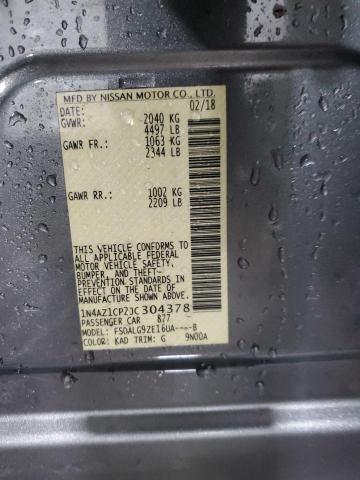 2018 Nissan Leaf S VIN: 1N4AZ1CP2JC304378 Lot: 60065614