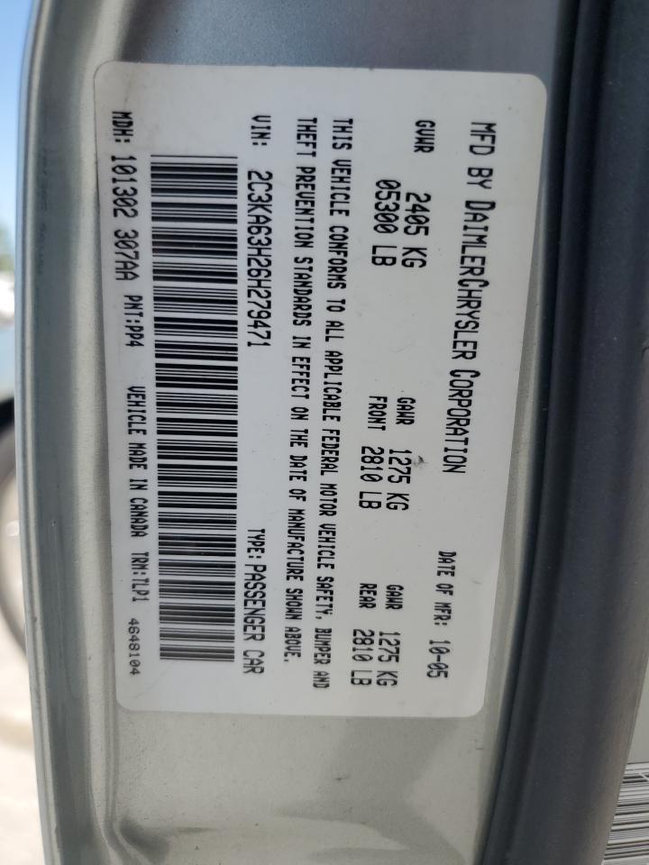 2C3KA63H26H279471 2006 Chrysler 300C