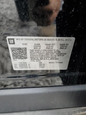 2020 GMC Terrain Denali VIN: 3GKALSEX7LL309361 Lot: 55718624