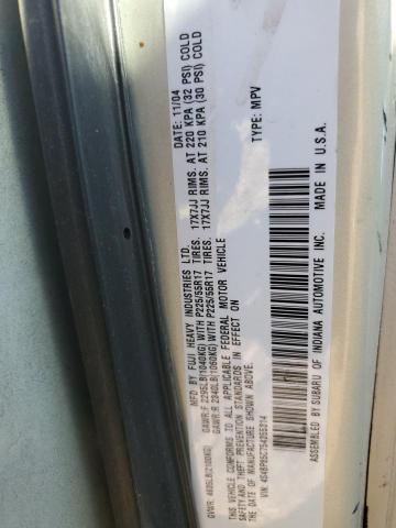 2005 Subaru Legacy Outback H6 R Vdc VIN: 4S4BP85C754355314 Lot: 58304414