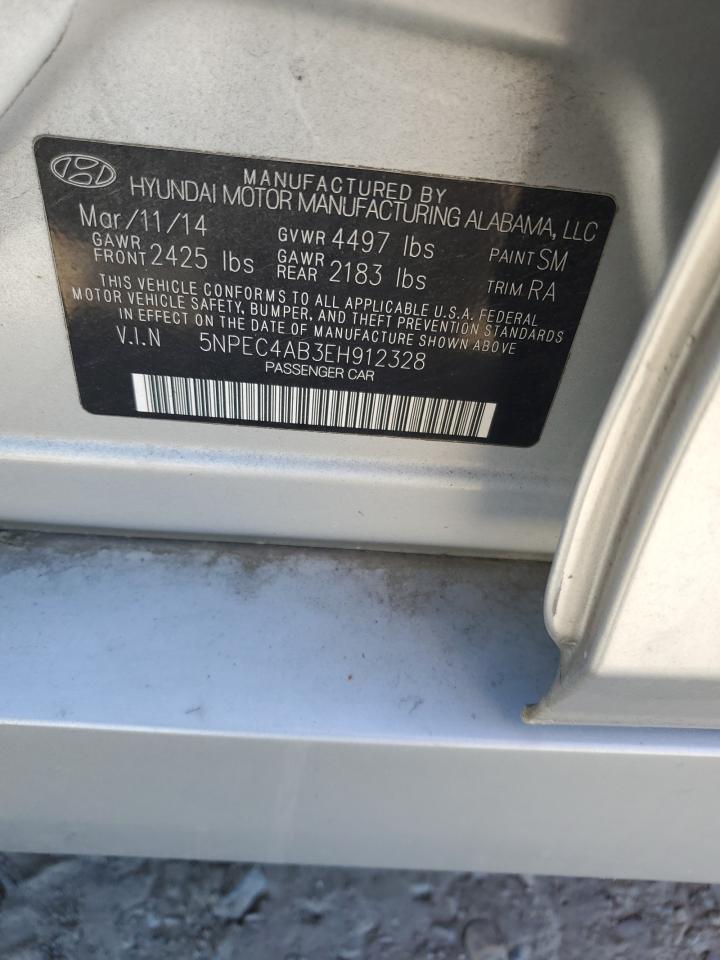 5NPEC4AB3EH912328 2014 Hyundai Sonata Se