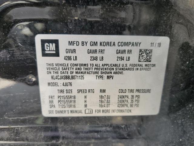 2020 Buick Encore Preferred VIN: KL4CJASB8LB071125 Lot: 58456704