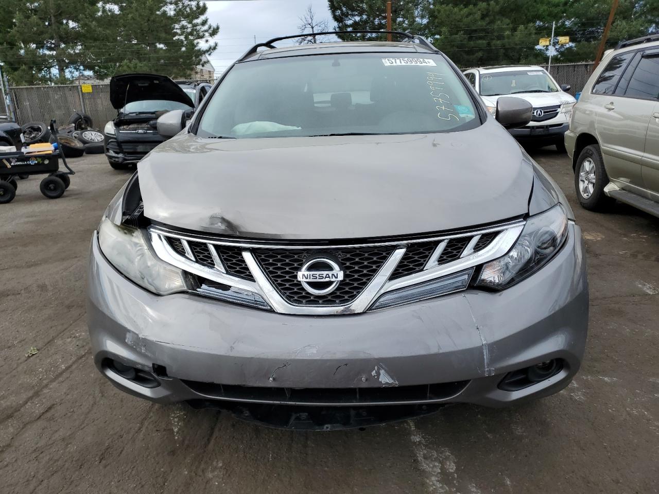 2012 Nissan Murano S vin: JN8AZ1MW5CW225003