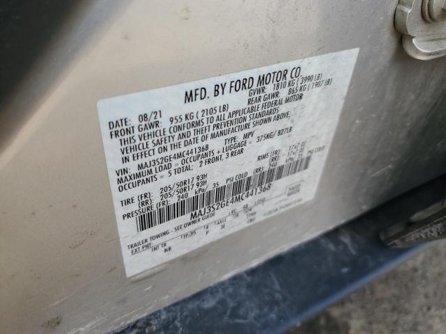 2021 Ford Ecosport Se VIN: MAJ3S2GE4MC441368 Lot: 60439624