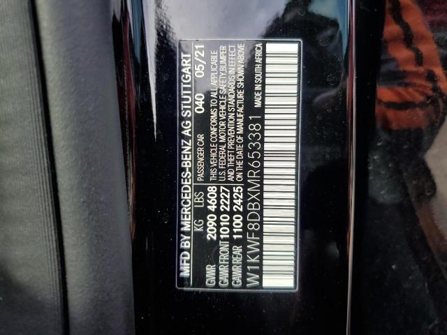 2021 MERCEDES-BENZ C 300 - W1KWF8DBXMR653381