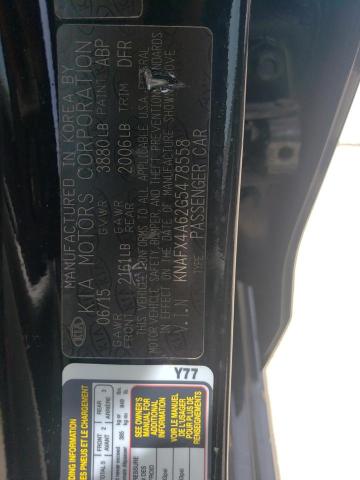 2016 Kia Forte Lx VIN: KNAFX4A62G5478558 Lot: 57843754