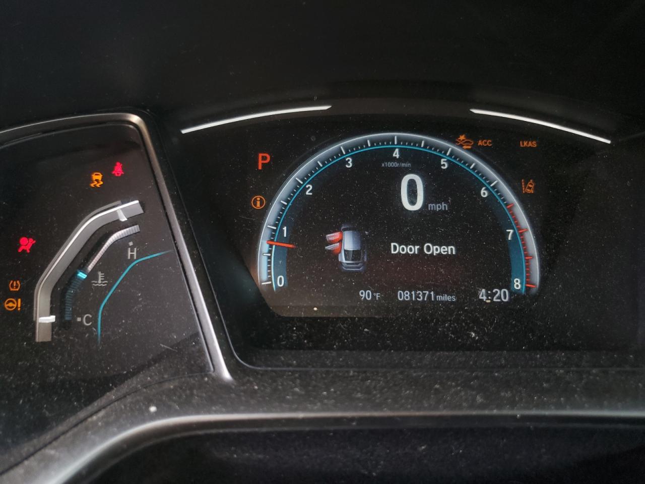 SHHFK7H64KU419333 2019 Honda Civic Ex