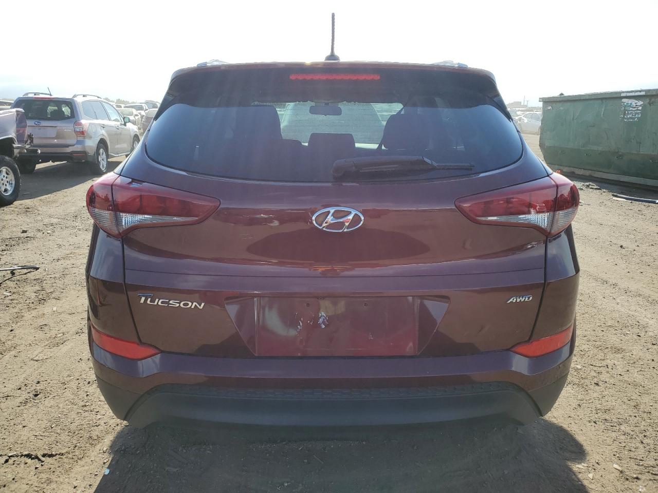 KM8J3CA41GU037409 2016 Hyundai Tucson Limited