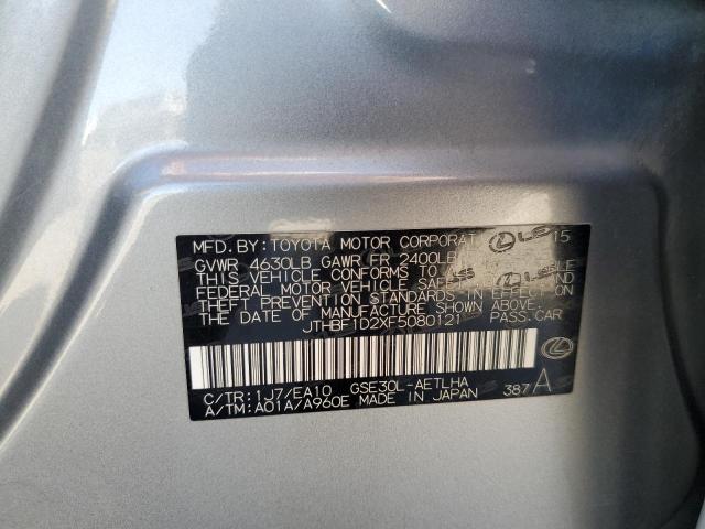 2015 LEXUS IS 250 - JTHBF1D2XF5080121