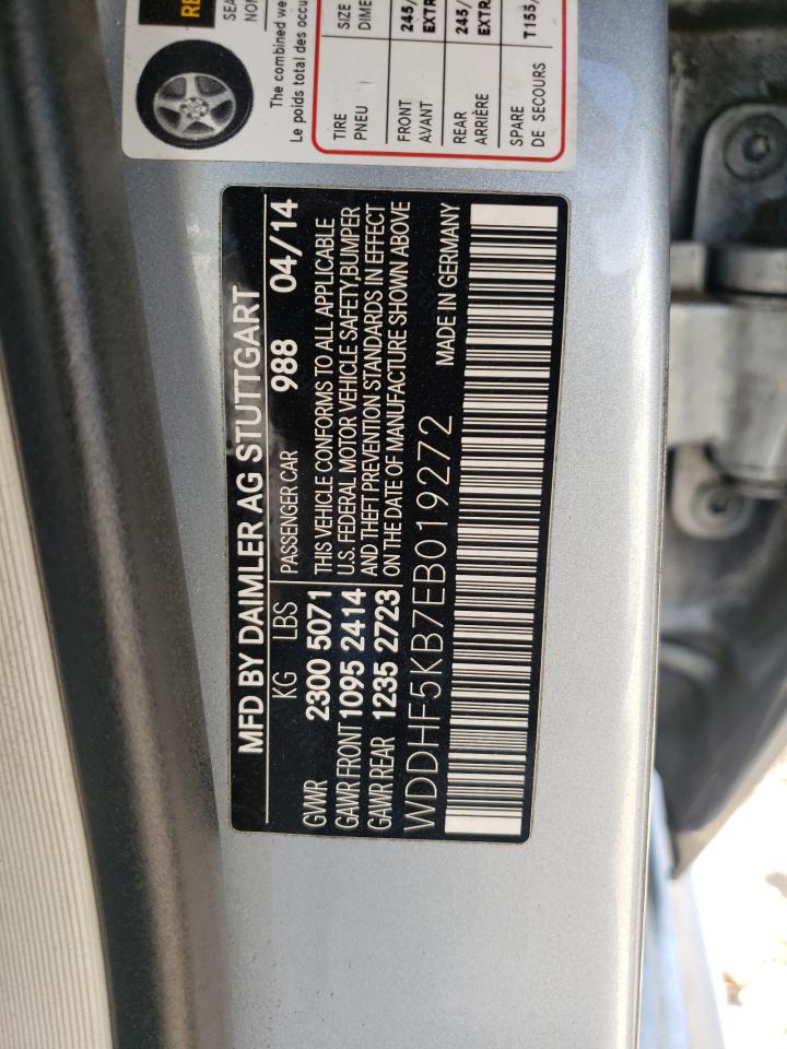 WDDHF5KB7EB019272 2014 Mercedes-Benz E 350