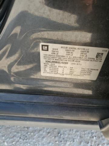 2016 Chevrolet Trax Ltz VIN: 3GNCJMSB6GL182968 Lot: 57504314