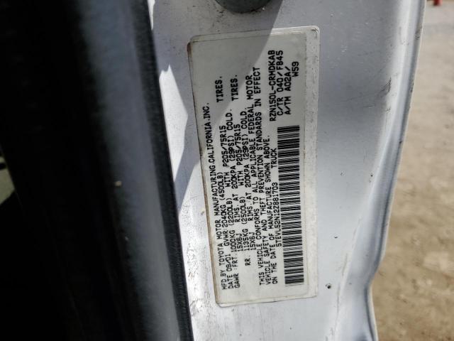2002 Toyota Tacoma Xtracab VIN: 5TEVL52N12Z881703 Lot: 60162744