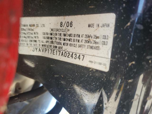 2007 YAMAHA XV1700 A JYAVP17E17A024347