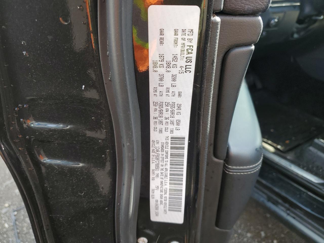 1C4RJFBG8FC768561 2015 Jeep Grand Cherokee Limited